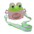 Cartoon Glass Water Bottle with Straw Lid – 500ml