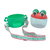 Cartoon Glass Water Bottle with Straw Lid – 500ml